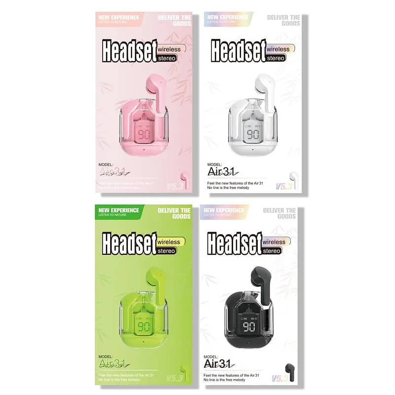 Air 31 earphones different colors buy 3 get 1 free 2