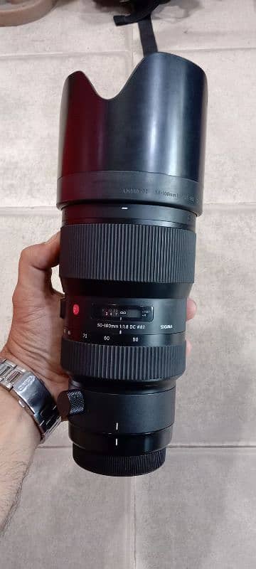 Sigma 50-100mm f/1.8 DC Art lens brand new condition 2