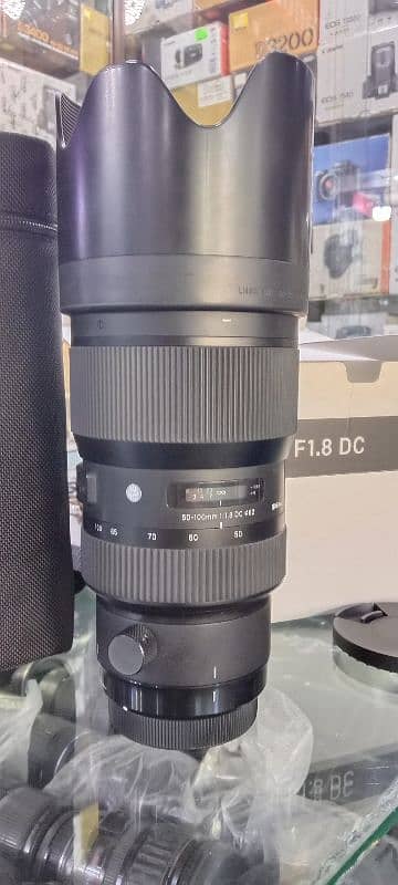 Sigma 50-100mm f/1.8 DC Art lens brand new condition 7