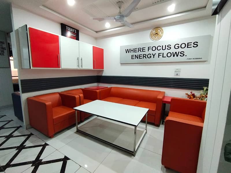 FULLY FURNISHED OFFICE FOR RENT Vip Fully Furnished Brand New Office For Rent Peoples Colony Near D-Ground Faisalabad 2