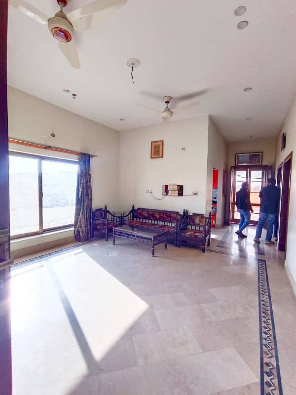 Eden Valley Society Boundary Wall Canal Road Faisalabad VIP Location Facing Park* 11 Marla Upper Portion House For Rent 3 Master Bed Room Attached Bath 6