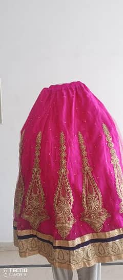 pink sharara/lengha