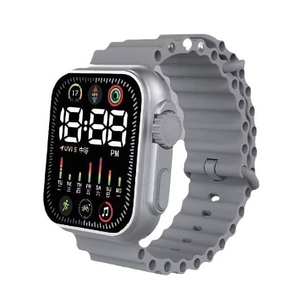 digital LED watch for men boys ultra big display comfortable T900 1