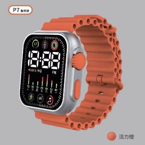 digital LED watch for men boys ultra big display comfortable T900 2