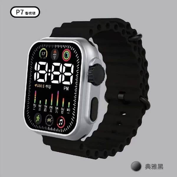 digital LED watch for men boys ultra big display comfortable T900 3