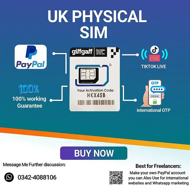 Uk Esim|Cusomised Number|Prepaid Card 0