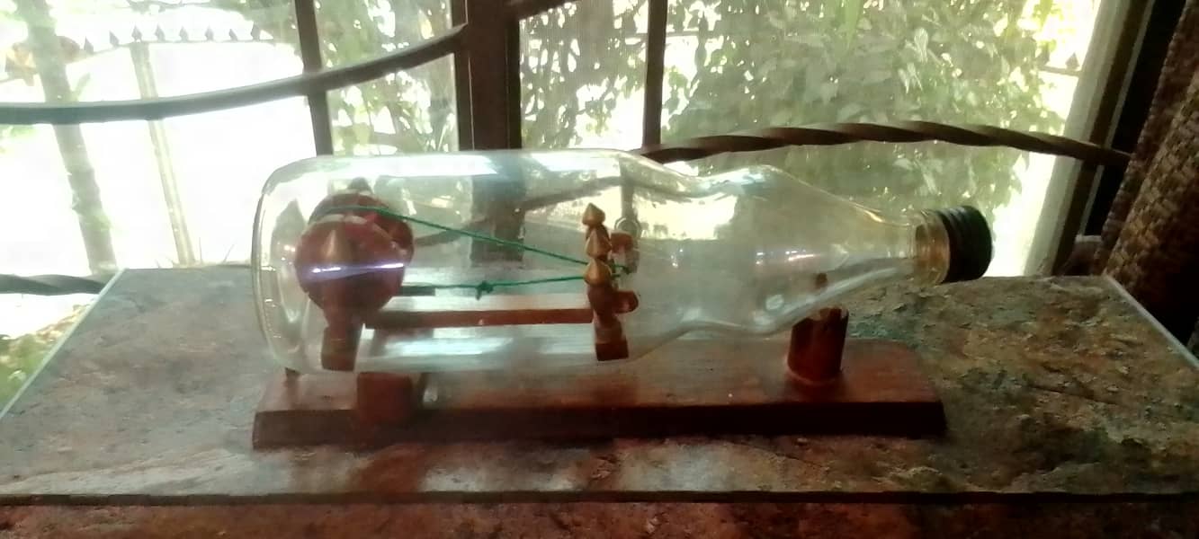 Charkha in drift bottle 2