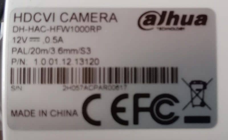 CCTV new dahua camera 5