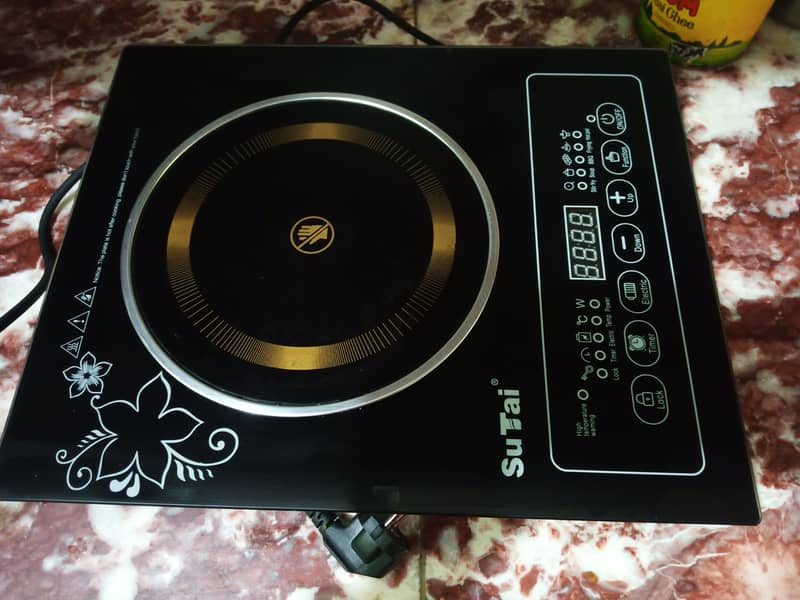 Electric stove brand new 1 time used urgent sale 0