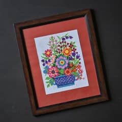 Custom Cross-stitch Embroidery Pattern Design without frame