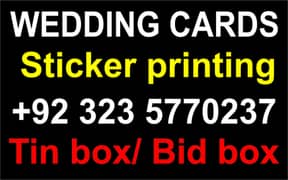 Wedding cards in Lahore