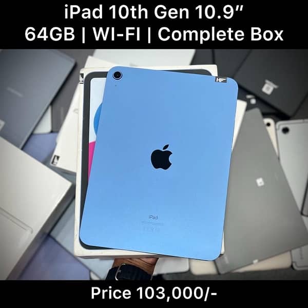 Apple ipad 10th Gen 10.9" |  64GB | WI-FI Compete Box 0