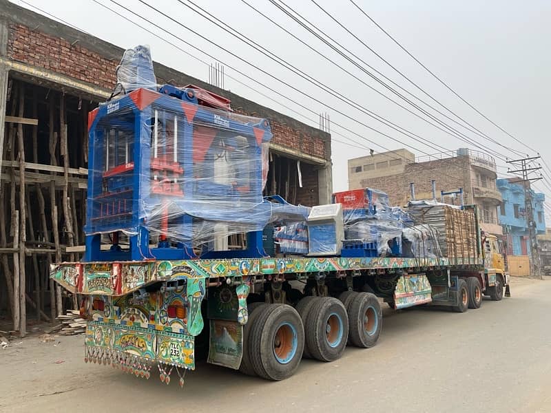 Block making machine price in pakistan, tuff tiles, Pavers, bricks. 5