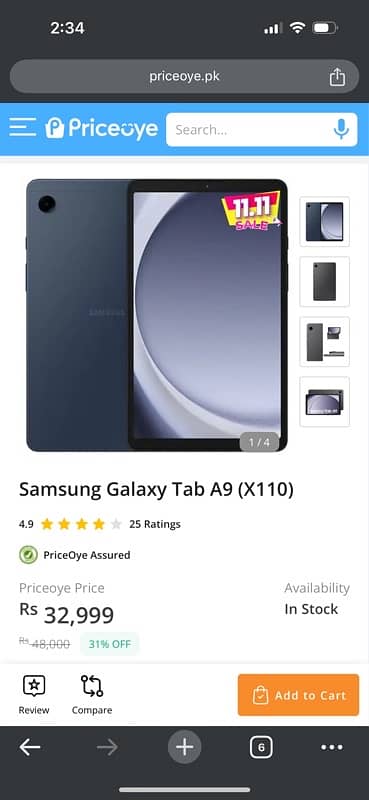 SAMSUNG GALAXY TAB A9 4/64 GB 3