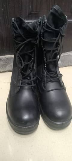 army long shoes black, military boot,