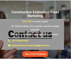 Email marketing of estimation