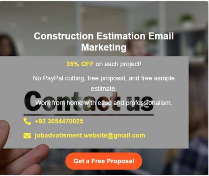 Email marketing of estimation 0