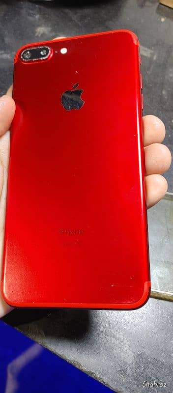 iPhone7plus 128GB PTA aproved red product eddition 03053372873 5