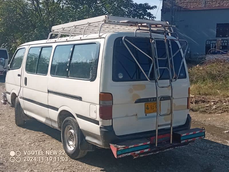 Toyota hiace 1992 standerd pindi to manshera rout permit up to date 2