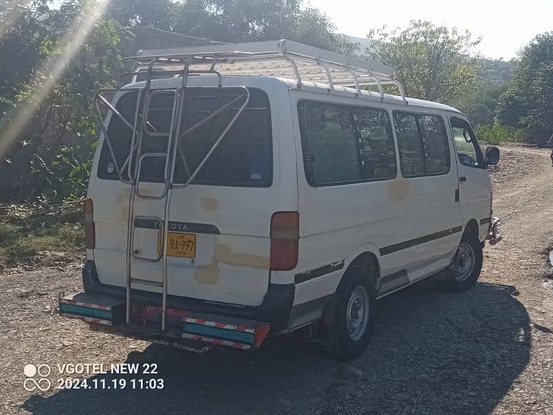 Toyota hiace 1992 standerd pindi to manshera rout permit up to date 3