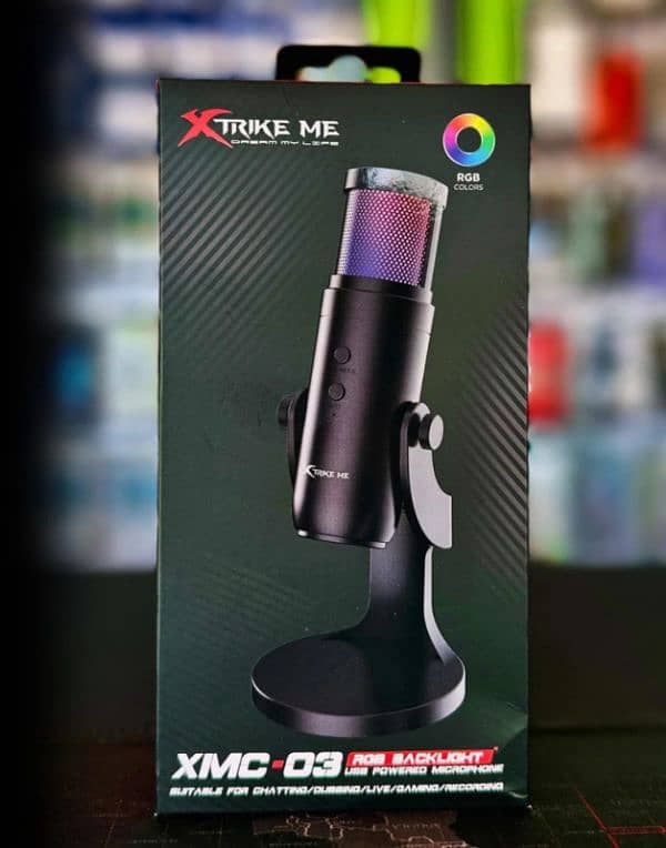 XTRIKE ME XMC-03 USB RGB Gaming Streaming Microphone For PC 2