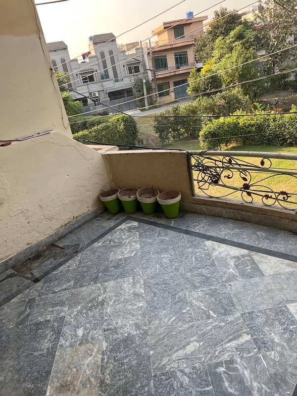 5 Marla Park Facing first floor 2 bed portion near ALLAH Hu Chowk 5