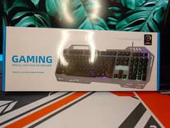 Gaming RGB Backlight Keyboard With Mobile Stand Support