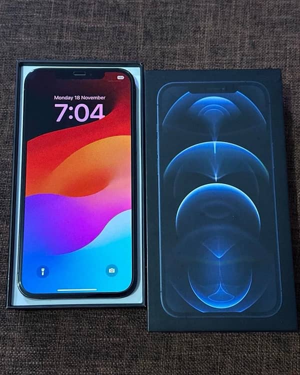 iPhone 12 Pro Max dual sim approved 256 with box 1