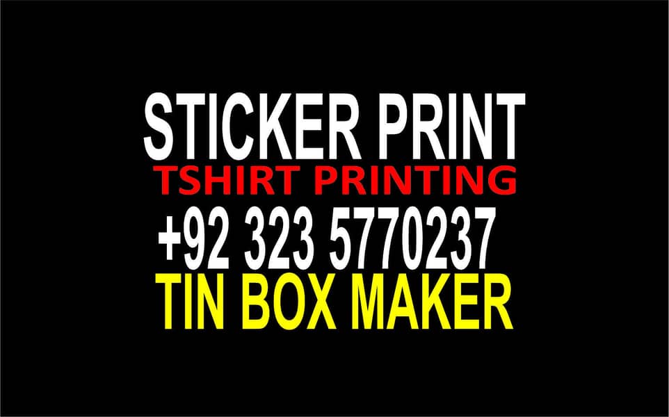 Sticker printing in pakistan 0