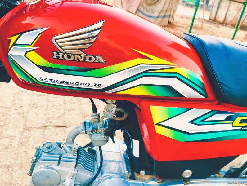 Honda CD70 2023 All Punjab Number 0