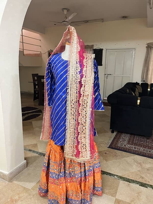 Beautiful mendhi dress 1