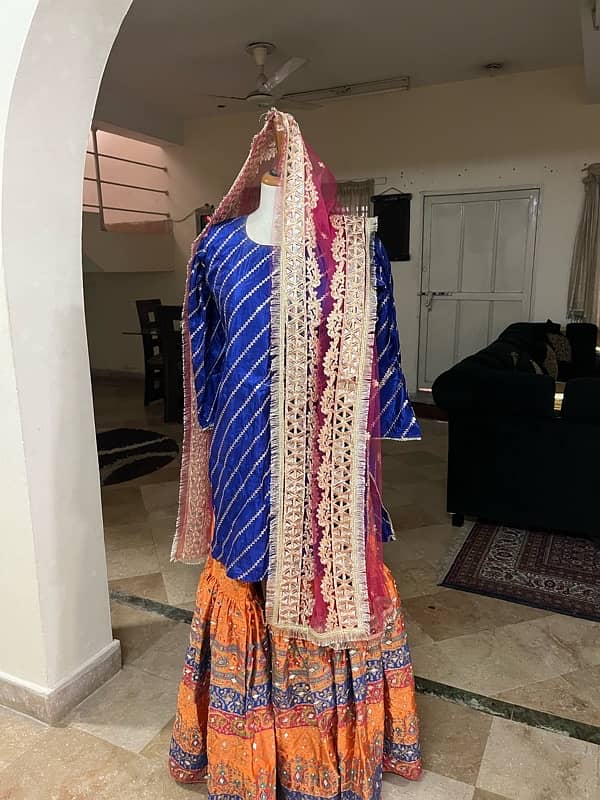 Beautiful mendhi dress 2