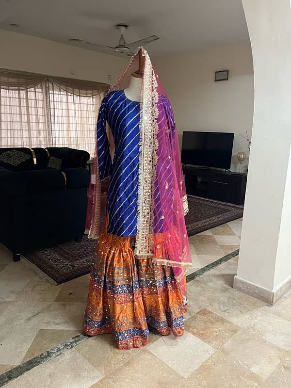 Beautiful mendhi dress 6