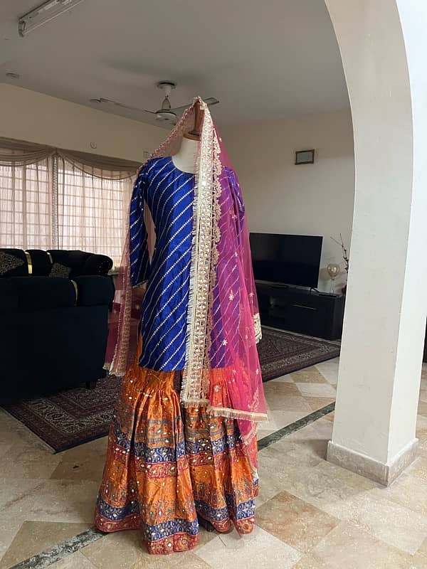 Beautiful mendhi dress 7