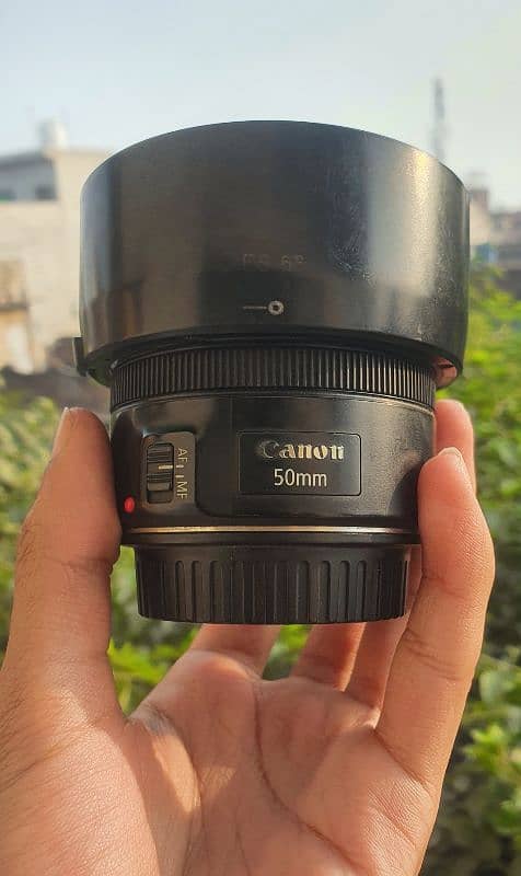 Canon 50mm lens f1.8 Aperture Just like Brand New 0