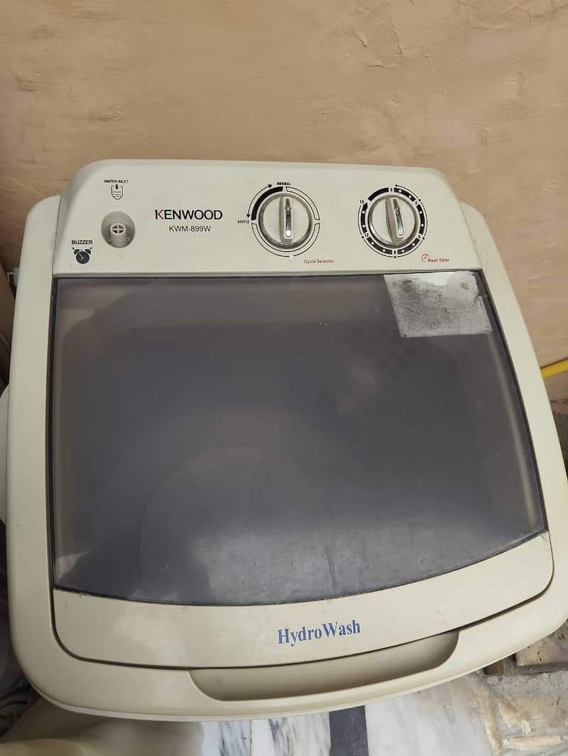 kenwood washing machine, less used. 0