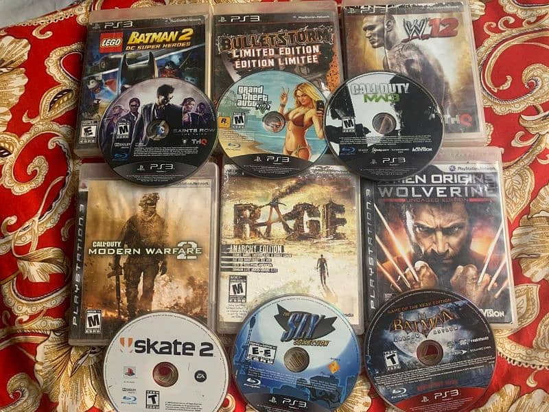 PS3 GAMES CDs Good Condition 9/10 availables 0