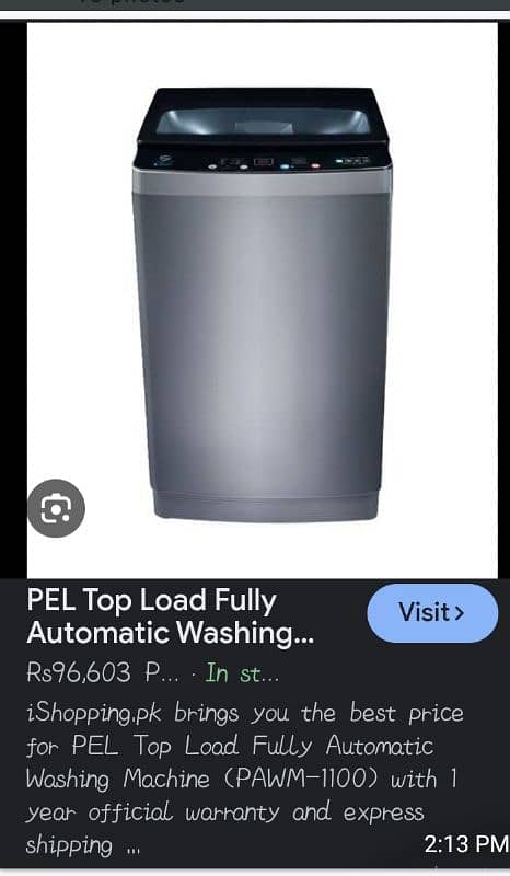 pel automatic washing machine 4