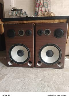 Sony shake 7d hifi speakers 15 inch with amp