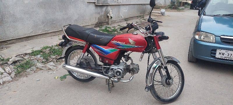 Honda cd 70 for sale 2013 islamabad rejistered 5