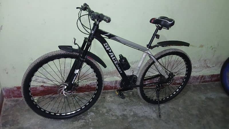 " Aluminium MTB Bike 29" - Alloy Rims, Silver/Black , Dual Disc Brakes 0