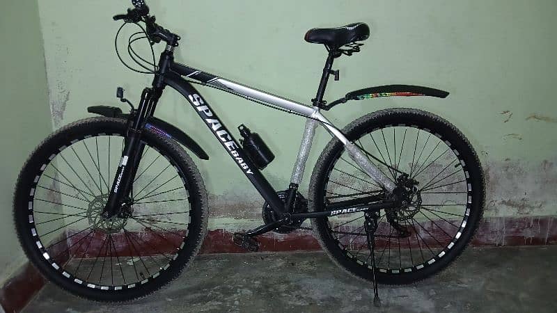 " Aluminium MTB Bike 29" - Alloy Rims, Silver/Black , Dual Disc Brakes 1