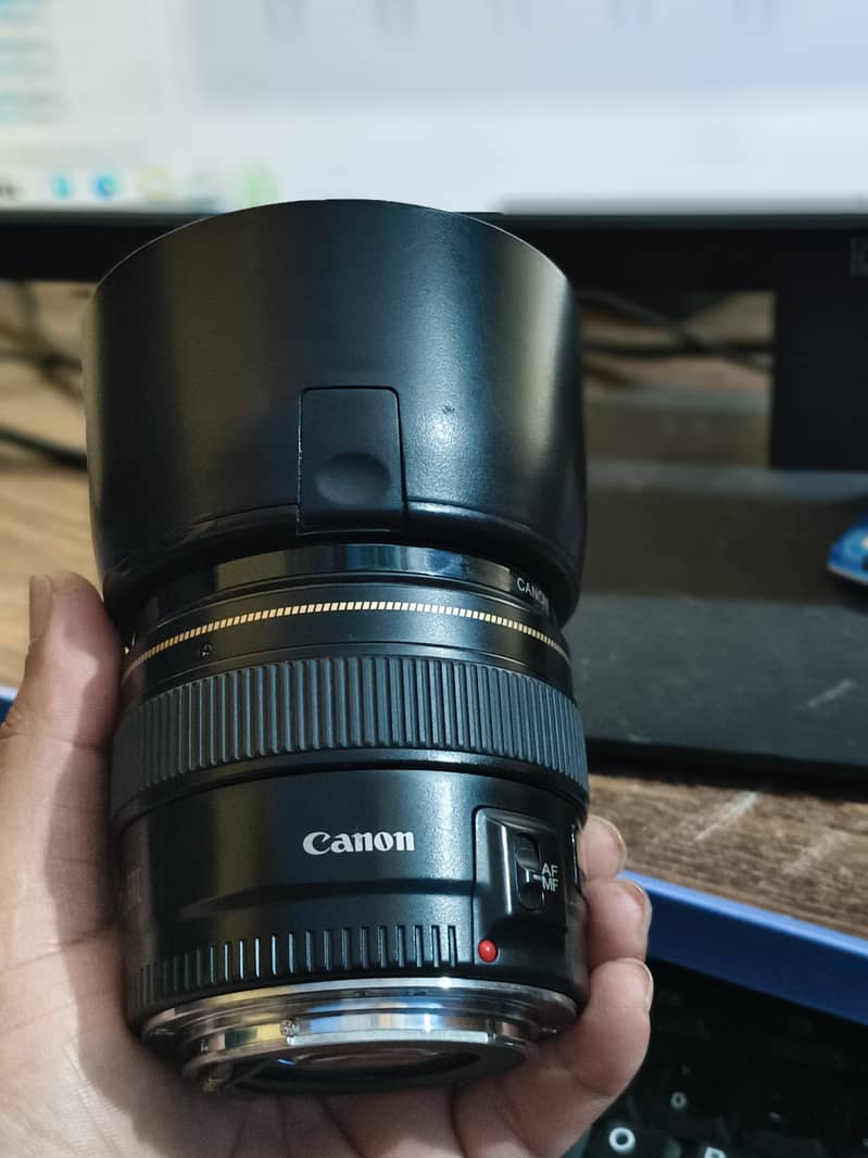 Canon 85mm f1.8 USM lens for sale 4