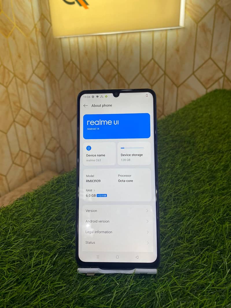 Realme C63 6/128 Storage Dual Sim Official Pta Approved 1