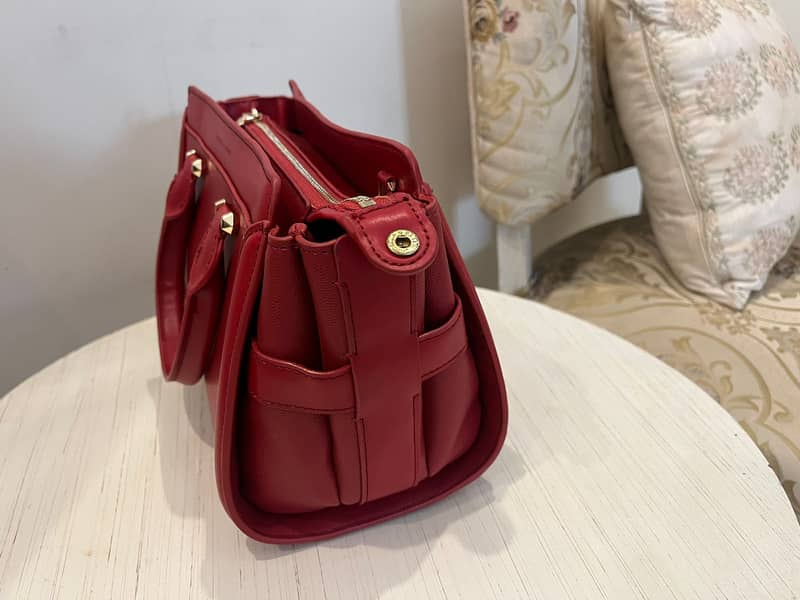 Charles & Keith Red Handbag 2