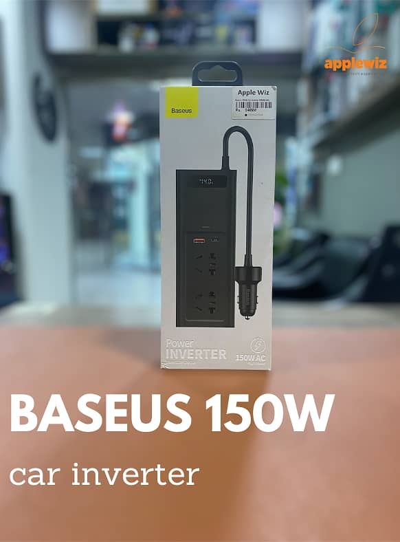 Baseus 150W Car Inverter - Power On The Go! 0