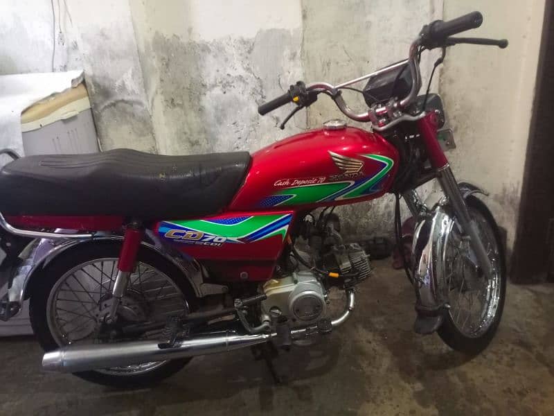 Honda CD 70 bike Total genuine 3