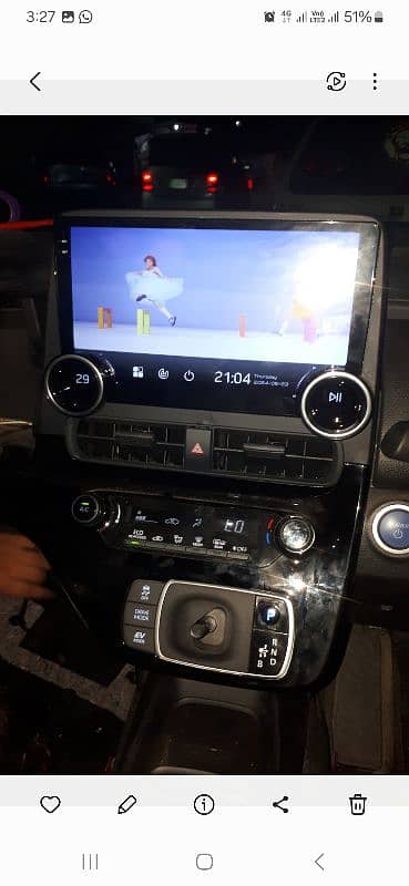 DIAMOND DUAL KNOBS ANDROID PANEL FOR ALL CAR 3