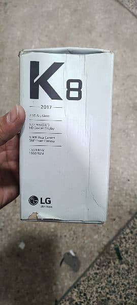 LG- K8 with box  Non PTA  ok mobile no open no repair original penal 0