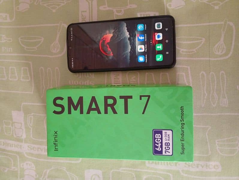 Infinix smart 7 10/10 with box 0